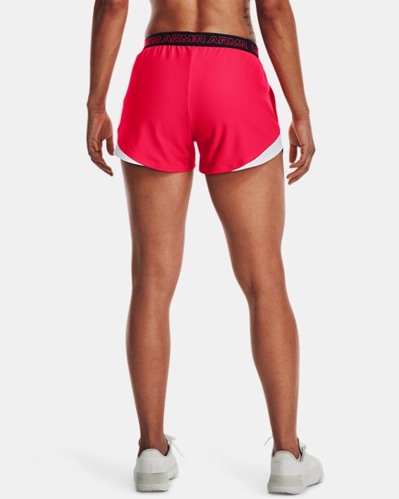 Women's UA Play Up Graphic Shorts, Red, pdpMainDesktop image number 1